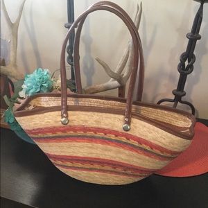 Fun festive basket style purse